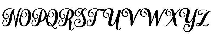 Hackick Font UPPERCASE