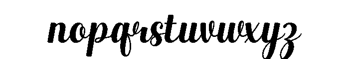 Hackick Font LOWERCASE