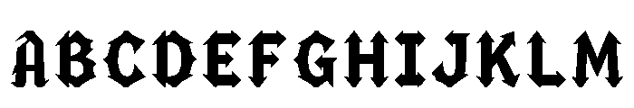 Haddock Regular Font UPPERCASE