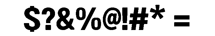 Hadi Display Sans Bold Font OTHER CHARS