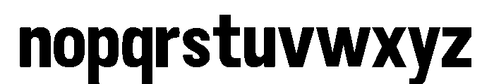 Hadi Display Sans Bold Font LOWERCASE