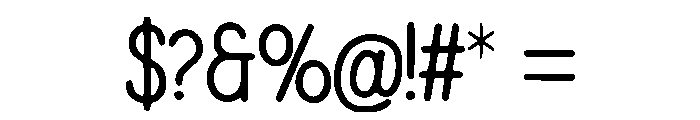 Hadler Font OTHER CHARS