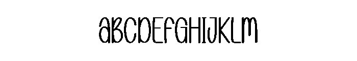 Haesley Font UPPERCASE