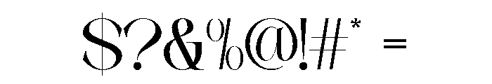 Haggia Regular Font OTHER CHARS