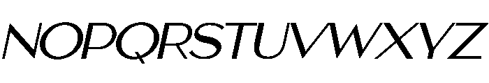 Hagia Italic Font UPPERCASE