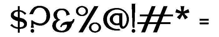 Hagia Regular Font OTHER CHARS