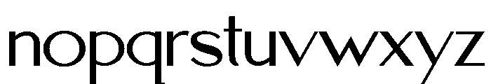 Hagia Regular Font LOWERCASE