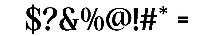 Hagios-Bold Font OTHER CHARS