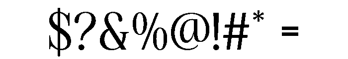 Hagios-Medium Font OTHER CHARS