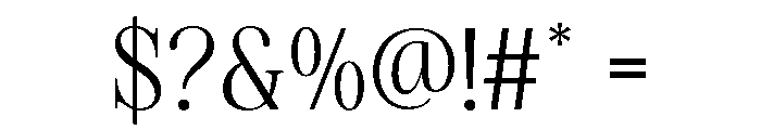 Hagios-Regular Font OTHER CHARS