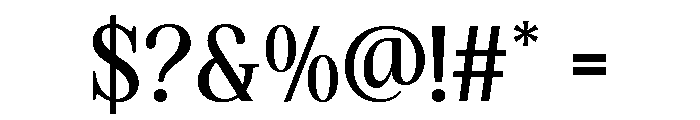 Hagios Semi Bold Font OTHER CHARS