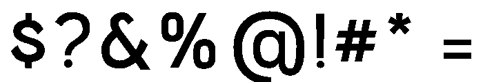 Hagumi Regular Font OTHER CHARS