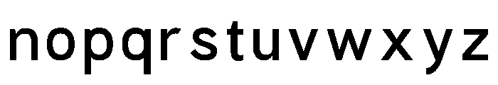 Hagumi Regular Font LOWERCASE