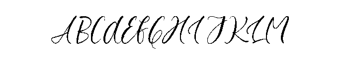 Hailstone Font UPPERCASE