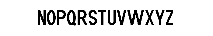 Hailstone Font LOWERCASE