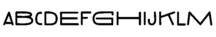 Hair Strong Font UPPERCASE