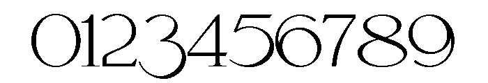 Hairline Cartouche Regular Font OTHER CHARS