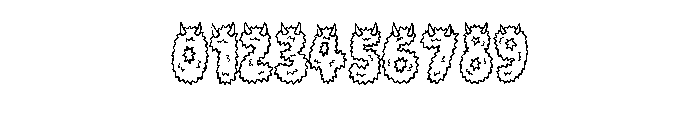 Hairy Monster By Squeeb Regular Font OTHER CHARS