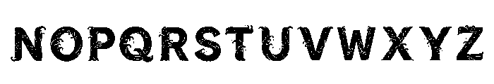 Hairy Regular Font UPPERCASE