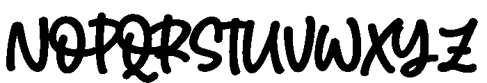 Haiva Font UPPERCASE