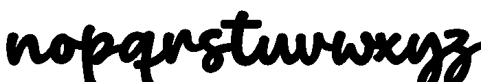 Haiva Font LOWERCASE