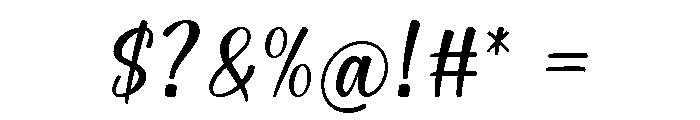 Hakiya Font OTHER CHARS
