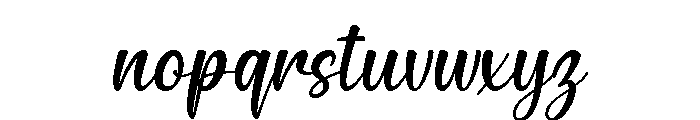 Hakiya Font LOWERCASE