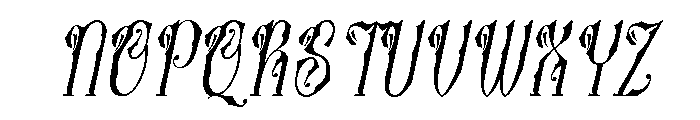Hakorida Italic Font UPPERCASE