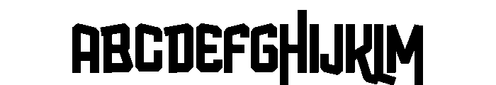 Halcoru Font UPPERCASE