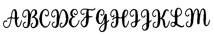 Halcyon_Touch Font UPPERCASE