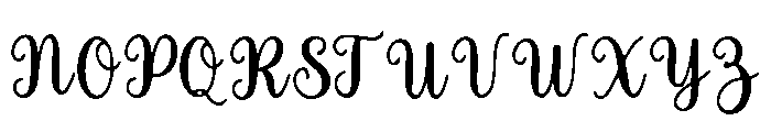 Halcyon_Touch Font UPPERCASE