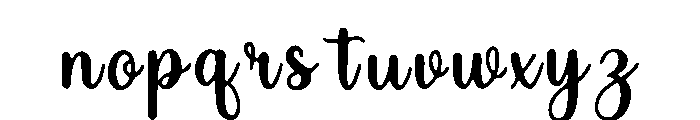 Halcyon_Touch Font LOWERCASE