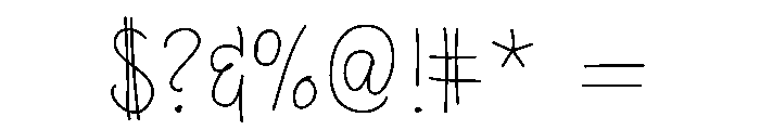Half Asleep Medium Font OTHER CHARS