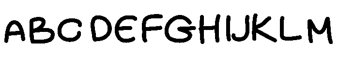 Half Awake Medium Font UPPERCASE