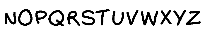 Half Awake Medium Font UPPERCASE