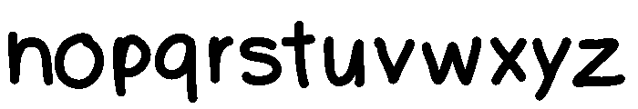 Half Awake Medium Font LOWERCASE