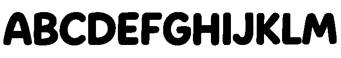 Half-Patch Stitch Font UPPERCASE