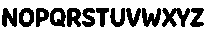 Half-Patch Stitch Font UPPERCASE