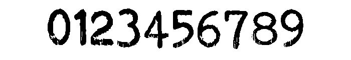 Halfgrunge Typewriter Regular Font OTHER CHARS