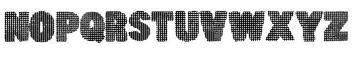 Halftone Newsprint By S Regular Font UPPERCASE