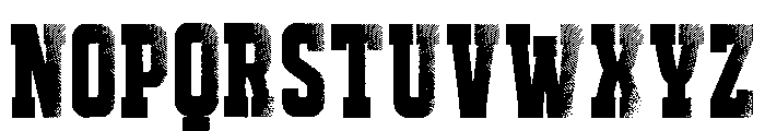 Halftone Project Regular Font UPPERCASE