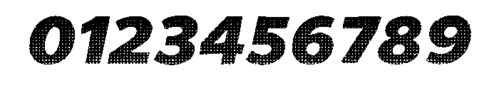 Halftone Retro Font Font OTHER CHARS