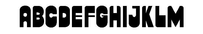 Halibus Font UPPERCASE