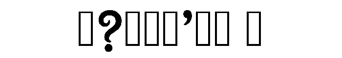 Halic Regular Font OTHER CHARS