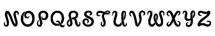 Halic Regular Font LOWERCASE