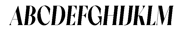 Halind Italic Font UPPERCASE