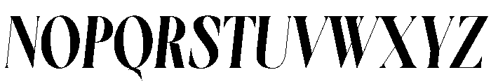 Halind Italic Font UPPERCASE