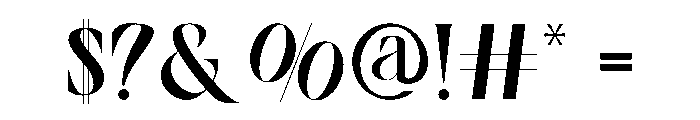 Halind Font OTHER CHARS