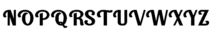 Halisun Regular Font UPPERCASE