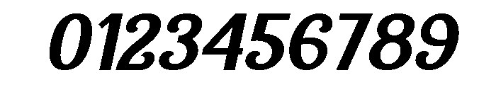 Halisun Slant Regular Font OTHER CHARS